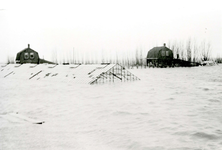ZL_WATERSNOODRAMP_010 Kassen en woningen in het water; 1 februari 1953