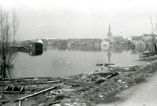 ZL_WATERSNOODRAMP_012 Het getroffen dorp Zuidland; 1 februari 1953