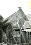 ZW_DORPSSTRAAT_043 Woning langs de Dorpsstraat tijdens een renovatie; 1 februari 1963
