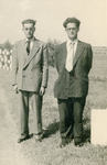 ZW_PERSONEN_135 De jongelui uit de jaren '40: links Krijn Schelling, rechts Arie Geilvoet; 1943