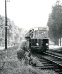 ZW_TRAM_002 Proefrit van nieuw materieel ter hoogte van Zwartewaal; 1963