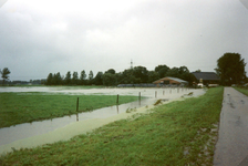 ZW_WATEROVERLAST_10 Ondergelopen weilanden na overvloedige regenval; 17 september 1998
