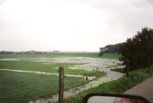 ZW_WATEROVERLAST_31 Ondergelopen weilanden na overvloedige regenval; 17 september 1998