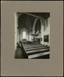 FOTO_GF_C022 Het interieur van de kerk van Spijkenisse, gezien vanaf de toreningang; ca. 1925