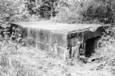 ATW002 Restanten van de Atlantikwall op het Gors op de hoek van de Heindijk en de Bollaarsdijk. Een bunker die ...