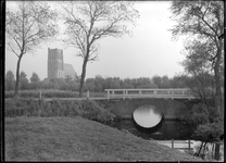 GN2163 De brug achter de oude begraafplaats; ca. 1920