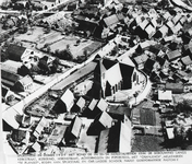 B1270 Het centrum van Spijkenisse, gezien vanuit de lucht; 1939