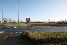 F0746 De omgeving rond de rotonde bij de kruising Groene Kruisweg, De Nolle en de Seggeweg; 6 januari 2008