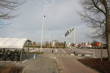 F0920 Het kruispunt van de Groene Kruisweg, de Thoelaverweg en de Amer; 27 januari 2008