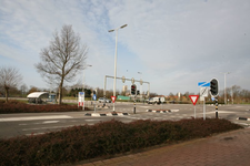 F0924 Het kruispunt van de Groene Kruisweg, de Thoelaverweg en de Amer; 27 januari 2008