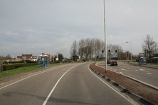 F0954 Het kruispunt van de Groene Kruisweg, de Thoelaverweg en de Amer; 27 januari 2008