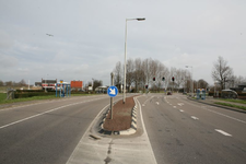 F0955 Het kruispunt van de Groene Kruisweg, de Thoelaverweg en de Amer; 27 januari 2008