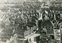 F1135 Panorama van Brielle vanaf de Catharijnekerk richting Slagveld; ca. 1935