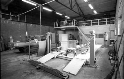 RJ000000410 Nieuwe werkplaats gemeentewerken. (NNC 12-03-1976)