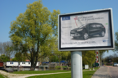 NL-PmWA_0059_120002752 Purmerend. Wherebrug, een spoorbrug over het kanaal De Where. De brug bestaat uit een beweegbaar ...