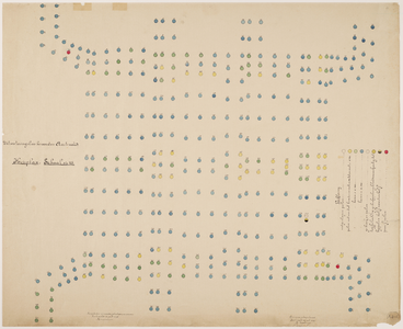 33_TT00090 Funderingsplan voor een niewe uitwateringssluis voor de Raaksmaatsboezem, door de waterstaatsingenieur J.W. ...