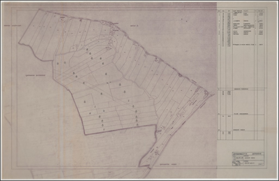 KA2_00023 Kadastrale kaart van Kwadijk, sectie B, met daarop aangegeven de eigenaren van percelen ten behoeve van ...