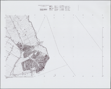 KA3_00047 Blad 19HZ van de topografische kaart van Nederland, het gebied rond Edam-Volendam