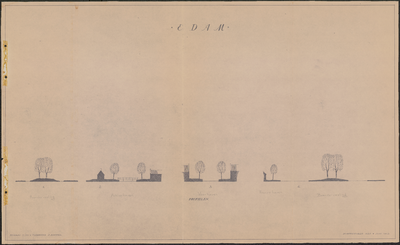 TT1_00003 Profieltekeningen van de Noordervesting, Achterhaven, Voorhaven, Nieuwehaven en Baandervesting