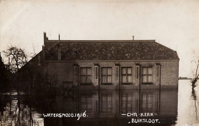 UPL000000043 Buiksloot. Watersnood 1916. Christelijke kerk