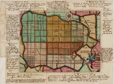 WAT001019977 Kaartboek met thematische kaarten betreffende de Beemster en kaarten van andere polders, 15 stuks ; kaart ...