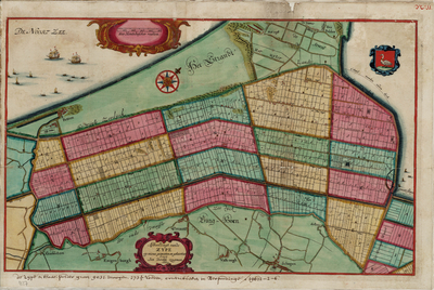 WAT001019982 Kaartboek met thematische kaarten betreffende de Beemster en kaarten van andere polders, 15 stuks ; kaart ...