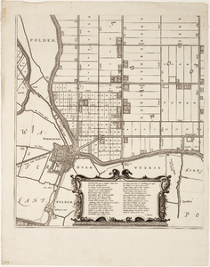 WAT001019937 Waterschapskaart van de Beemster in 6 bladen met kavelindeling en perceelnummering en weergave van ...