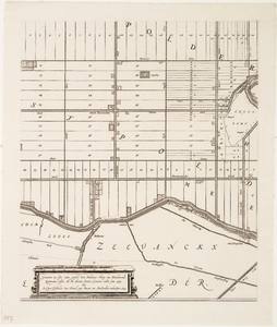 WAT001019938 Waterschapskaart van de Beemster in 6 bladen met kavelindeling en perceelnummering en weergave van ...