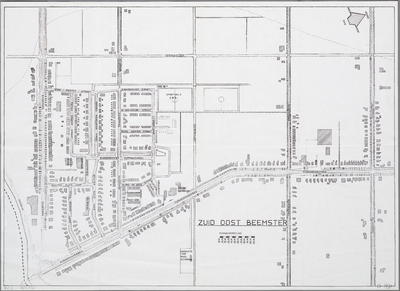 WAT001019964 Plattegrond van de Zuidoostbeemster.