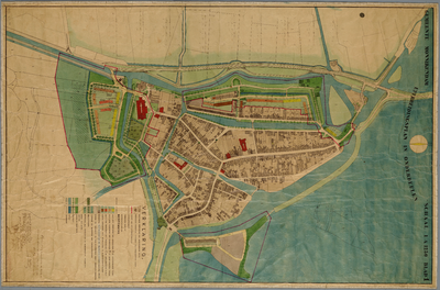 WAT001020107 Kadastrale kaart met bestemmingsplan van de gemeente Monnickendam.