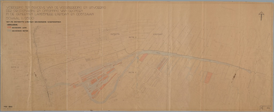 WAT001020049 Kadastrale kaart van een gedeelte van Landsmeer en Ilpendam met aangegeven de gevorderde eigendommen van ...