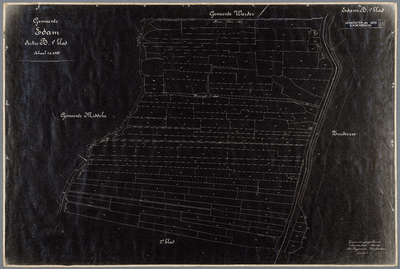 WAT001020506 Kadastrale kaart van Edam, sectie B. Oosterweeren. Gemeenteplan