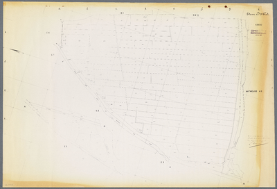 WAT001020512 Kadastrale kaart van Edam, sectie D, blad 3. Gemeenteplan