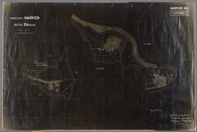 WAT001020608 Kadastrale kaart van Marken, sectie B, blad 6