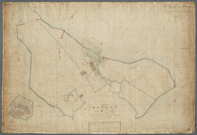 WAT001020603 Kadastrale kaart van Marken, sectie A, blad 1