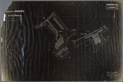 WAT001020606 Kadastrale kaart van Marken, sectie B, blad 3