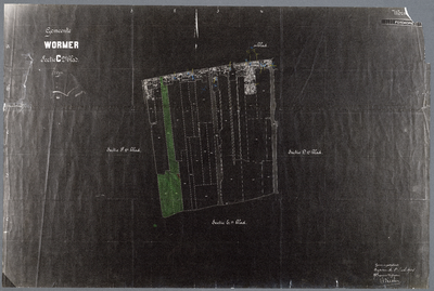 WAT001020717 Kadastrale kaart van Wormer, sectie C, blad 2