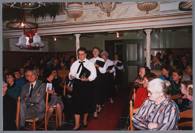 WAT001001681 Kerstdienst in de Kwadijker kerk.