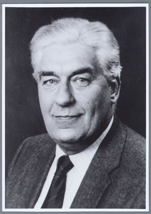 WAT001001922 Burgemeester Arnold (A) Martini. Burgemeester van 1 maart 1976 tot 1 maart 1983 van Landsmeer.