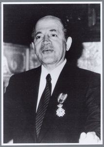 WAT001001924 Burgemeester Henk (H.J.G.) Waltmans. Burgemeester van 16 januari 1984 tot 1 april 1994 van Landsmeer.