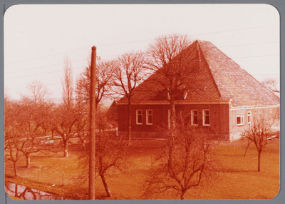 WAT001002705 Stolpboerderij t Huis van Egmond anno 1869 aan de Westdijk E13 in de Purmer.