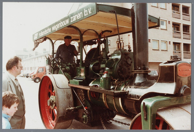 WAT001005113 Purmerend. Stoomwals, gebruikt voor wegenbouw.