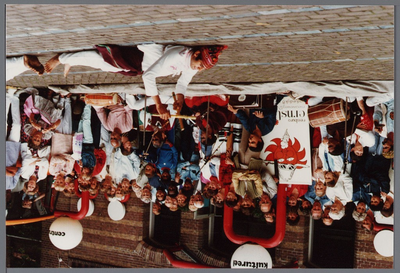 WAT001005525 Purmerend 500 jaar marktstad. Breugeliaanse dag. Indiase dansen