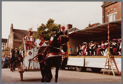 WAT001005547 Purmerend 500 jaar marktstad. Dag van het aangespannen paard