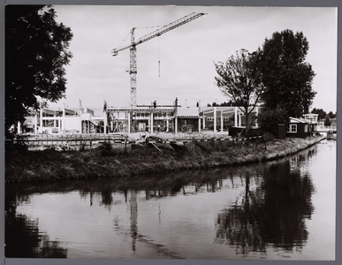 WAT001008655 Bouw postkantoor hoek Gedempte Where/Hoornselaan.