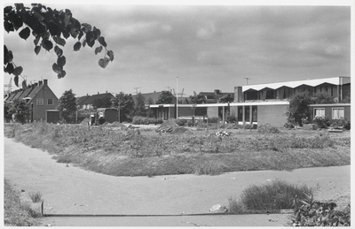 WAT003004503 Bomen gekapt voor parkeerterrein Dorpshuis 't Post-Huijs te Wijdewormer.