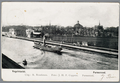 WAT002003209 Stoombootdienst tussen Purmerend en Amsterdam met de Nieuwe Dieperboot 