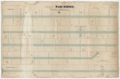 WAT056000081 Kaart van de Zuiderweg en de Oosterdwarsweg in Wijde Wormer