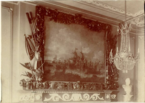 foto-188 Schoorsteenstuk (Slag van Bossu) in de raadzaal 1916 door J. Theunisz Blankerhoff, 1916