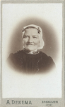 foto-17483 Portret van Neeltje de Haart, echtgenote van Dirk Koeman, ca. 1900